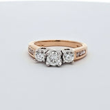 14k Diamond Engagement Ring 