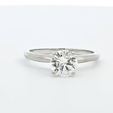 18k White Gold Solitaire diamond ring
