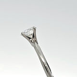 1.12CT. Diamond Solitaire Engagement Ring in 18k White Gold, Size 7.75