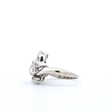 0.69 CTW Diamond Ring in 14k White Gold, Size 6