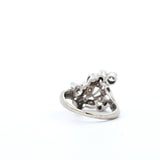 0.69 CTW Diamond Ring in 14k White Gold, Size 6