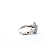0.69 CTW Diamond Ring in 14k White Gold, Size 6