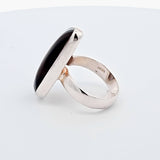 Sterling Silver Agate Ring
