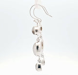 Sterling Silver Rainbow Moonstone Earrings