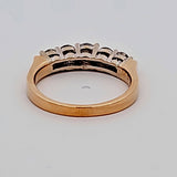 1.01 CTW Round Cut Diamond Wedding Band in 14k Yellow Gold-Size 6.25