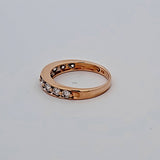 0.83 CTW Round Cut Diamond Wedding Band in 14k Yellow Gold, Size 7.25