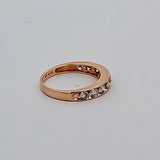 0.83 CTW Round Cut Diamond Wedding Band in 14k Yellow Gold, Size 7.25