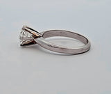 1.68CT. Round Brilliant Cut Diamond Solitaire Engagement Ring in 14k White Gold, Size 7.5