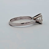 1.68CT. Round Brilliant Cut Diamond Solitaire Engagement Ring in 14k White Gold, Size 7.5