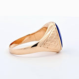 Lapis Lazuli Ring in 14kt Yellow Gold, Size 11.25