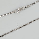Sterling Silver Cubic Zirconia Double Halo Drop Necklace
