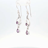 Sterling Silver Amethyst Gemstone Earrings