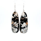 Sterling Silver White Buffalo Turquoise Earrings