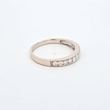 0.42 CTW Diamond Wedding Band in 14kt White Gold, Size 8.75