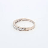 0.42 CTW Diamond Wedding Band in 14kt White Gold, Size 8.75