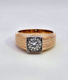 0.48 CTW Diamond Band in 14k Yellow Gold, Size 10