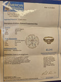 0.78 CTW Round Cut Diamond Engagement Ring in 18k White Gold, Size 5.75