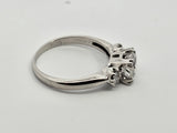 1.22 CTW Round Cut Diamond Engagement Ring in 14k White Gold-Size 6.25