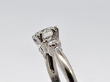 1.22 CTW Round Cut Diamond Engagement Ring in 14k White Gold-Size 6.25