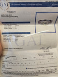 0.78 CTW Round Brilliant Diamond Engagement Ring in 14k White Gold, Size 6.5