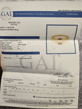 1.25CT. Solitaire Emerald Step Cut Diamond Engagement Ring in 14k Yellow Gold, Size 8.25