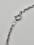 1.15 CTW Aquamarine and Diamond Necklace in 14k White Gold