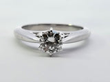 0.70CT. Round Cut Diamond Solitaire Engagement Ring in 14k White Gold, Size 6.5