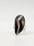 Sterling Silver Agate Ring