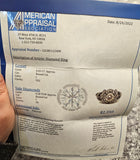 0.93 CTW Diamond Ring in Platinum, Size 7.25