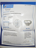 1.44 CTW Diamond Engagement Ring in 14k White Gold, Size 6.5