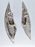 Marcasite Statement Earrings in Sterling Silver