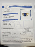 1.60CT. Tanzanite and Diamond Ring in 14k Yellow Gold, Size 6.5