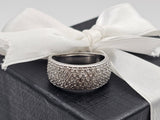 1.15 CTW Diamond Ring in 14k White Gold, Size 8