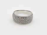 1.15 CTW Diamond Ring in 14k White Gold, Size 8