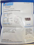 0.72 CTW Sapphire and Diamond Ring in 14KT White Gold, Size 8.5