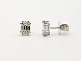 0.72 CTW Diamond Stud Earrings in 14kt White Gold