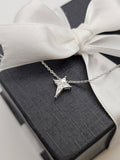 0.28 CTW Diamond Bethlehem Star Necklace in 14kt White Gold