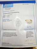 0.72 CTW Oval Cut Diamond Band in 14kt Yellow Gold, Size 6.5