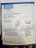0.88 CTW Princess and Baguette Cut Diamond Wedding Band in 14kt White Gold, Size 6