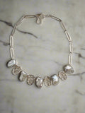 Sterling Silver Baroque Pearl Necklace