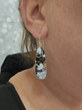 Sterling Silver White Buffalo Turquoise Earrings