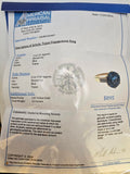 7.67 CTW Blue Topaz Engagement Ring in 14k Yellow Gold, Size 7.25