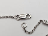 0.21 CTW Diamond Station Ankle Bracelet in 18k White Gold
