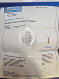 Popcorn Chain Tassel Necklace in 14k Yellow and White Gold