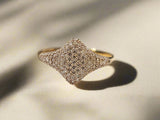 1.14 CTW Diamond Ring in 18k Rose Gold, Size 6.5