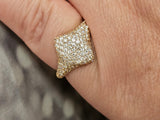 1.14 CTW Diamond Ring in 18k Rose Gold, Size 6.5