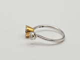 0.27 CTW Diamond Toi et Moi Ring in 18k Gold, Size 6.75