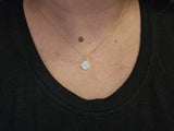 0.90 CTW Diamond Pendant Necklace in 18k Yellow Gold