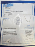 0.36 CTW Diamond By the Yard Necklace in 14k Yellow and White Gold
