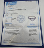 1.15 CTW Emerald Cut Diamond Engagement Ring 14k White Gold and Platinum, Size 5.75